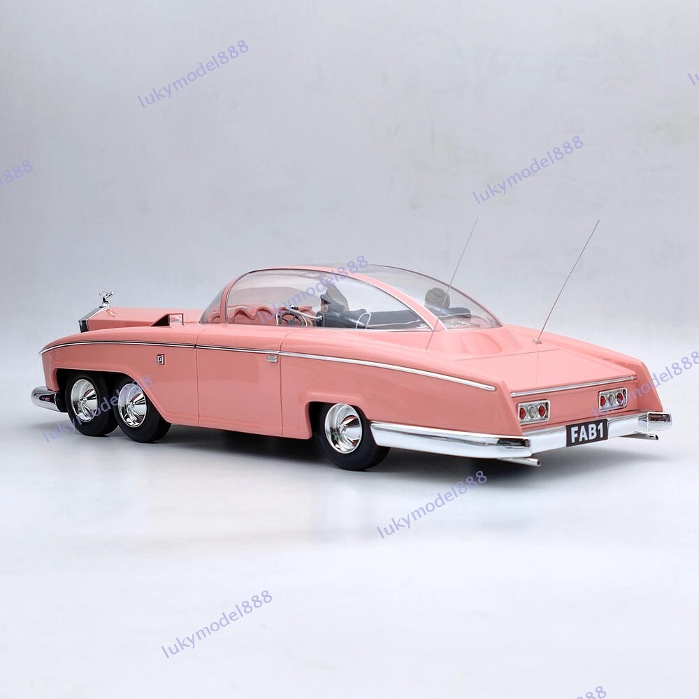 ミニカー AMIE 1/18 Lady Penelope's FAB1 AMIE 1/18 Rolls Royce Lady Penelope's Thunderbirds FAB 1 Resin