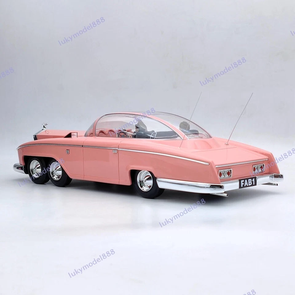 AMIE 1/18 Rolls Royce Lady Penelope's Thunderbirds FAB 1 Resin Models Car - Image 3 of 4