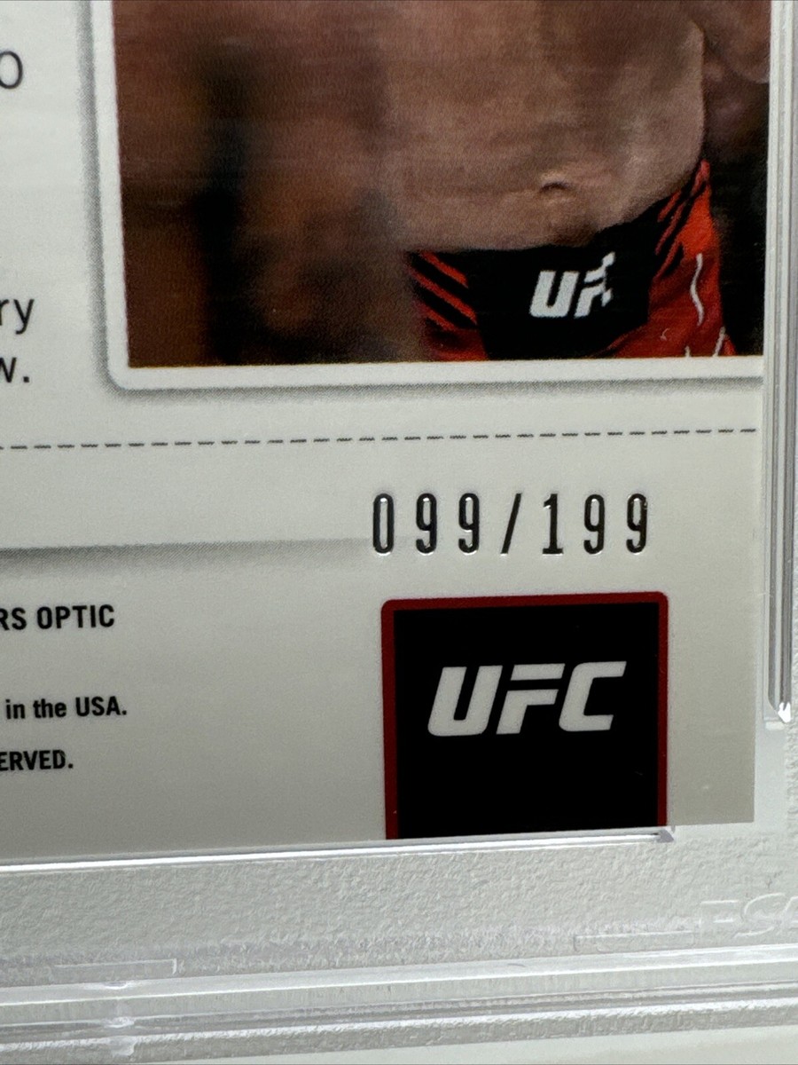 2022 Panini Chronicles UFC 355 Islam Makhachev Red#/199 PSA 10 SP