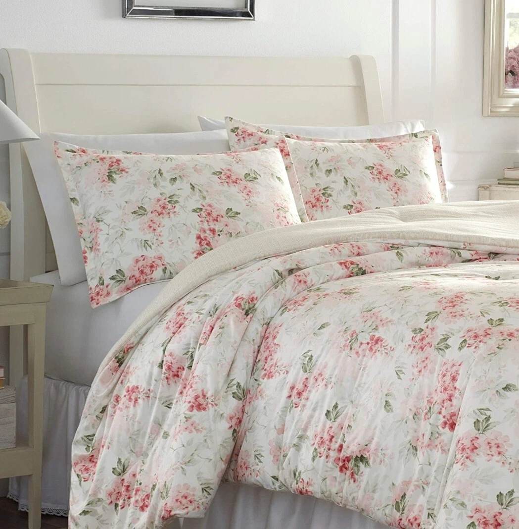 Laura ashley wisteria pink comforter set deals