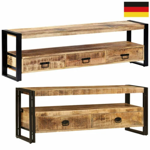 vidaXL TV-Möbel & Schrankwände aus Massivholz