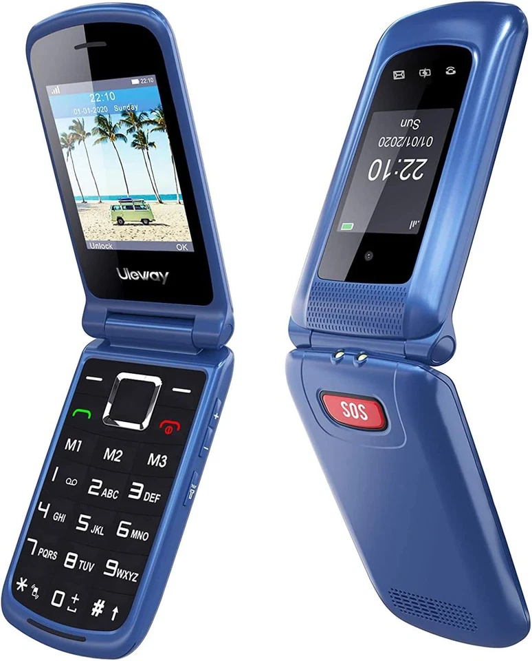 Telefono Cellulare per Anziani Con Tasti Grandi,Senior Telefoni per Persone Anzi - Immagine 2 di 4