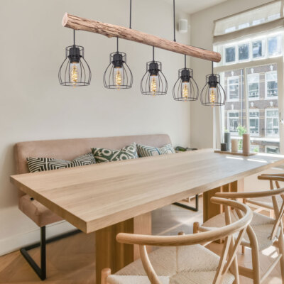 Hänge Lampe Holz Balken Decken Pendel Gitter Leuchte Retro Strahler Wohn Zimmer Hänge Lampe Holz Balken Decken Pendel Gitter Leuchte Retro Strahler Wohn Zimmer