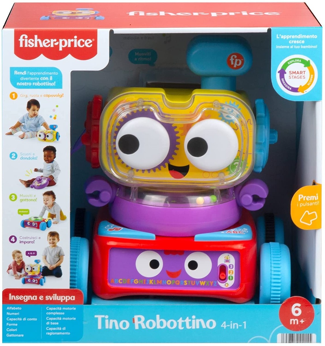 fisher price giochi per far gattonare