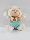 Cabbage Patch Kids Koosa Peachy Lion Plush Doll Vintage Rainbow Overalls
