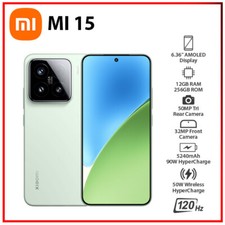  New Xiaomi 15 5G 12GB 256GB GREEN Dual SIM Unlocked Android Cell Phone