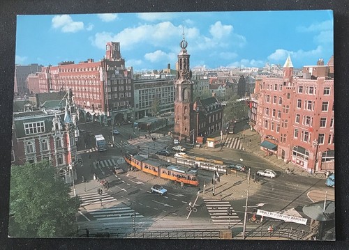 schöne alte Postkarte Holland - Amsterdam „Munttoren“ neuwertig !**