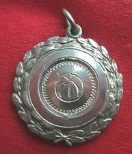 Irish Sterling Silver Medal or Fob - Gaelic Football - Dublin 1965