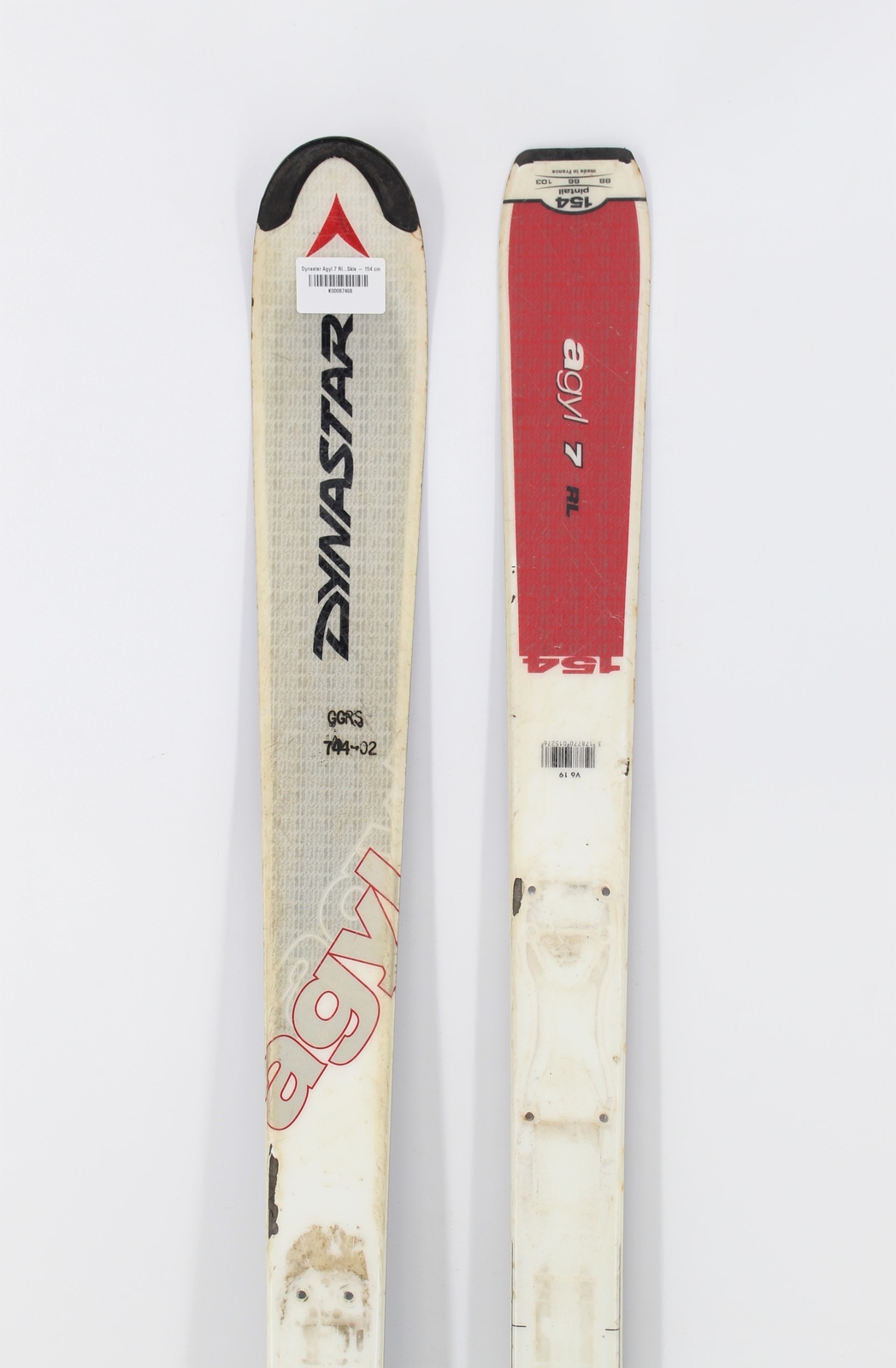 Dynastar Agyl 7 Rl Flat Skis - 154 cm Used