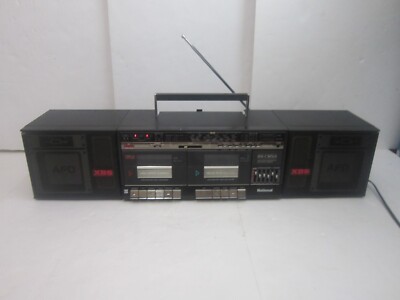 VTG National RX-CW54F Portable Stereo Radio and Cassette BoomBox