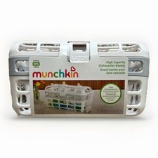 Munchkin Deluxe Dishwasher Basket 14 Nipples 4 Straws  Small Pieces Brand New