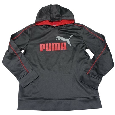 black puma hoodie junior