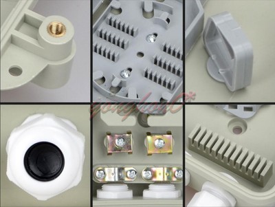 PLC Fiber Optic Splitter Outdoor Distribution Box 1x8 Fiber Optic Terminal Box #