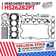 Full Gasket Set & Head Bolts Fits 99-06 Kia Optima Hyundai Santa Fe 2.4L DOHC