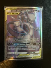 Pokémon TCG Mewtwo & Mew GX 222/236 Unified Minds Holo Full Art Tag Team DMG on eBay