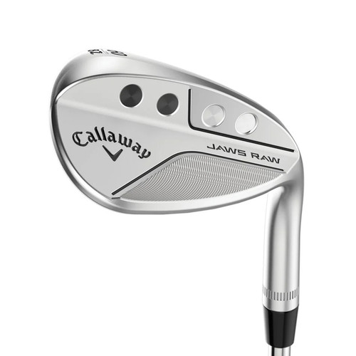 CALLAWAY 2023 JAWS RAW CHROME FULL FACE LOB WEDGE 58°-08° (BOUNCE) Z GRIND STEEL
