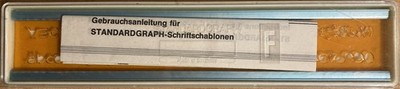 Standardgraph-Schriftschablone 215/5 PEN   55