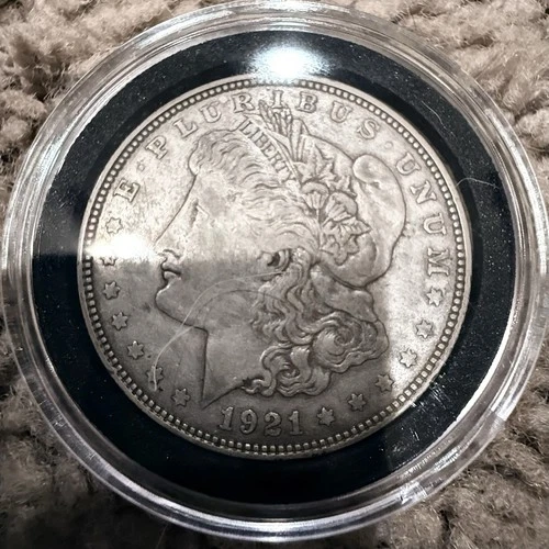 1921 D Morgan Silver Dollar  $1 Circulated US Silver Uncertified 0.9 Fineness