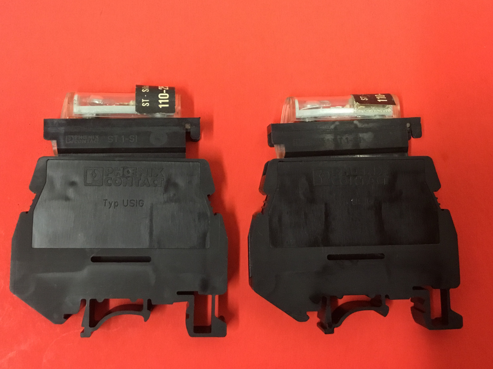 Phoenix Contact - Typ USIG - Modular Fuse Terminal Block - LOT OF (2)