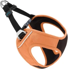 Gooby Escape Free Easy Fit Plus Harness Atlanta Peach Medium Safe Dog Harness