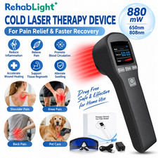 LLLT 650nm 808nm Red Light Cold Laser Therapy Device for Human Pet Pain Relief