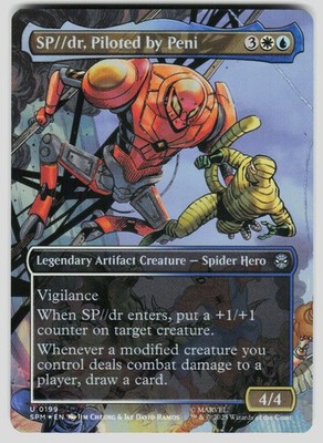 SP//dr, Piloted by Peni (Borderless) Foil U Marvel's Spider-Man 199 NM