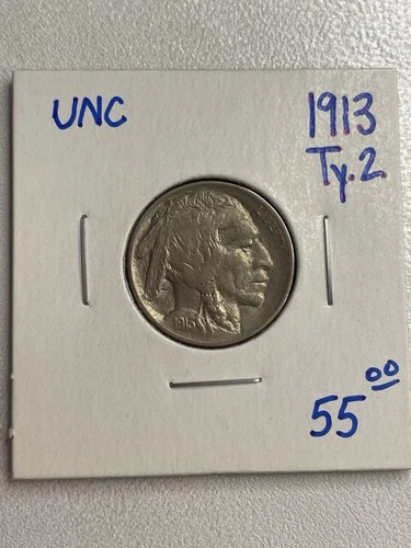 1913 Type 2 Buffalo Nickel Uncirculated