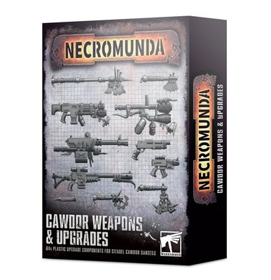 Cawdor Weapons and Upgrades Necromunda Tabletop Games Workshop Waffen Köpfe NEU