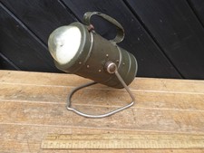 Vintage 1966 German Army Varta Military Lamp/Hazard Lamp - double ended on stand