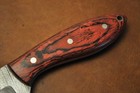 Custom Handmade Damascus Steel Knife With Pakka Wood Handle With Cover 259 — photo 2