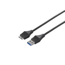 Buffalo BUFFALO Universal Connector USB 3.0 A to microB Slim Cable Black 2m