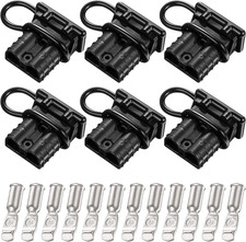6 Sets 6-10 Gauge Battery Quick Connect Disconnect 50A 12-36V Battery Quick Conn