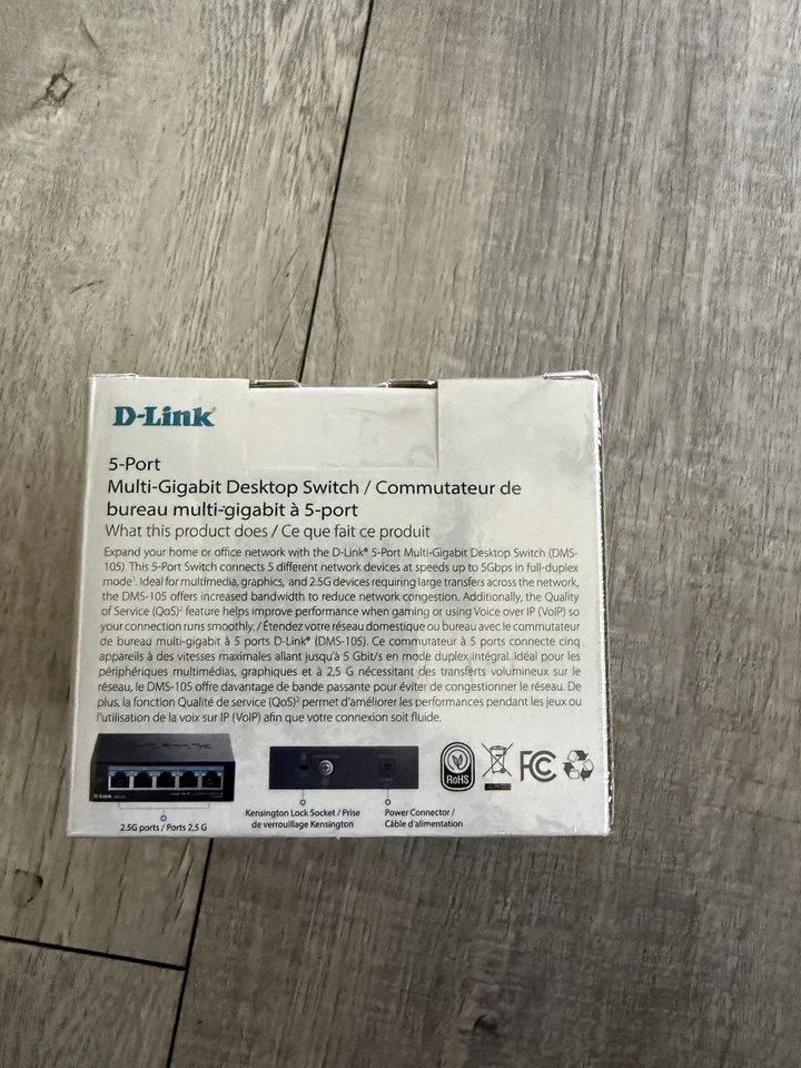 5-Port 2.5GB Unmanaged Gaming Switch with 5 x 2.5G - Multi-Gig, Network, Fanl... - Image 2 of 4