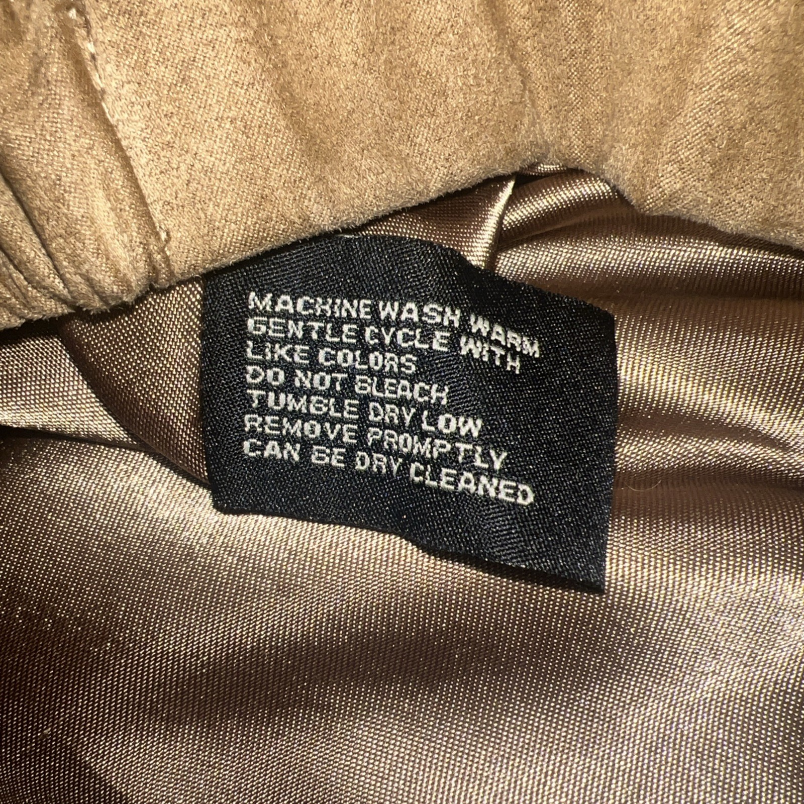 Weatherproof  Suede Jacket Medium Camel Brown Fas… - image 18