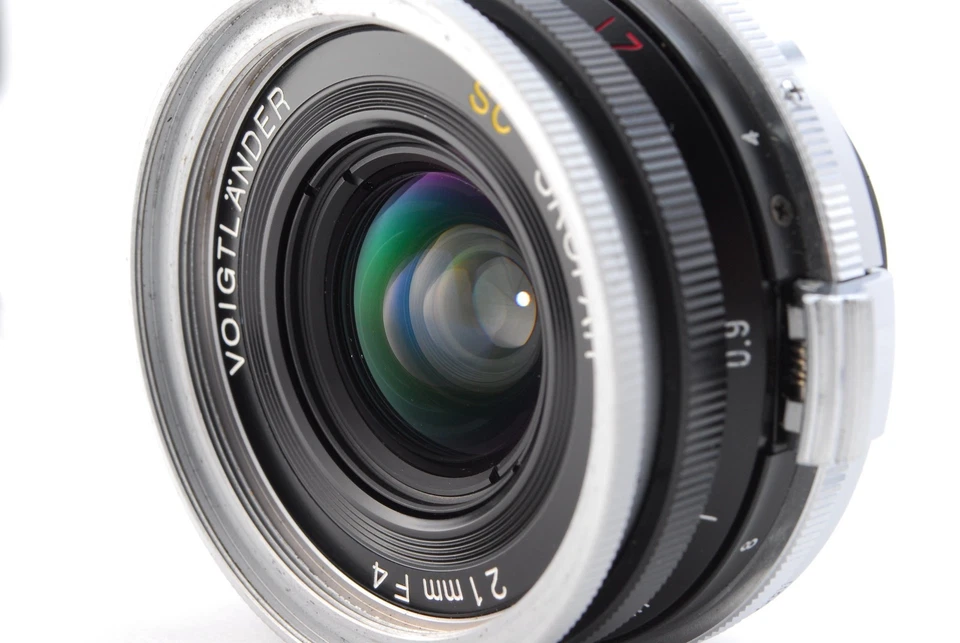 [Casi Como Nuevo] Voigtlander COLOR SKOPAR 21mm F/4 Para Lente Nikon S De JAPÓN - Imagen 3 de 4