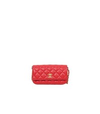 CHANEL Mini Crossbag WOC Leder rot 40963 148393744