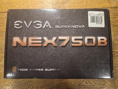EVGA Supernova NEX750B 750W 80 Plus Bronze Semi-Modular Power Supply COMPLETE