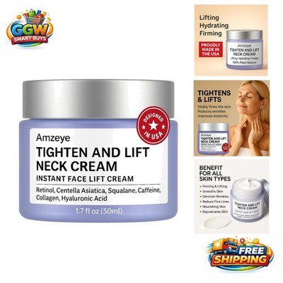 Tightening Neck Cream with Retinol - Youthful Skin Solution 1.7 oz