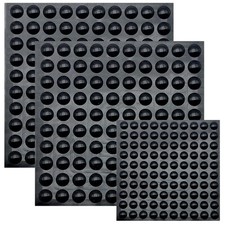 300 Pcs Combo Pack Clear Adhesive Bumper Pads, 3 Sizes Round Self Adhesive Sound