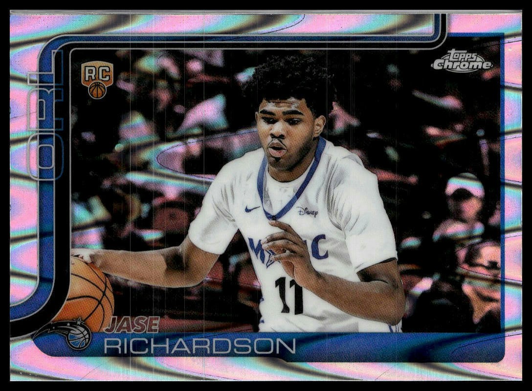 2025-26 Topps Chrome #275 Jase Richardson RayWave Refractor
