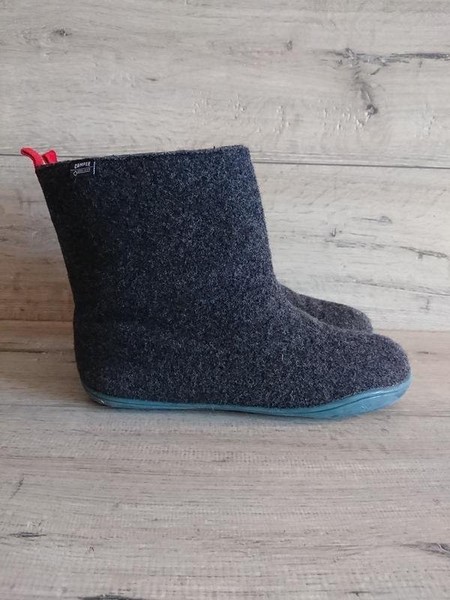 Women Camper Boots Grey Rubber 38