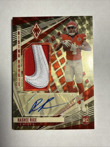 2023 Panini Phoenix Rashee Rice Nike Swoosh Rookie Auto Gold Vinyl 1/1🔥