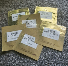 Dior Prestige La Crème Face Moisturiser Cream Sample Sachets 6 × 1ml Pack