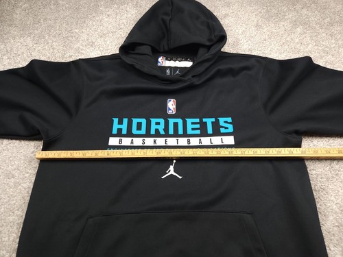 Charlotte Hornets Nike Dri Fit Hoodie Herren Medium schwarz Jordan NBA Jumpman - Bild 11 von 15