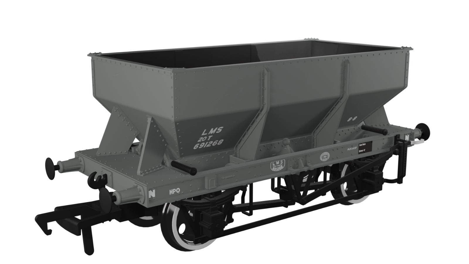 Rapido 963006 LMS Iron Ore Hopper - LMS (post-36) No.691268