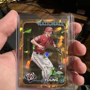 2024 Topps Chrome Sapphire Edition - Jacob Young #397 Gold /50 (RC)