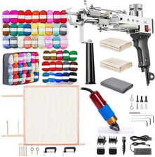 2024 Rug Tufting Gun Starter Kit with Frame with Carpet Trimmer - Rug Tufting...