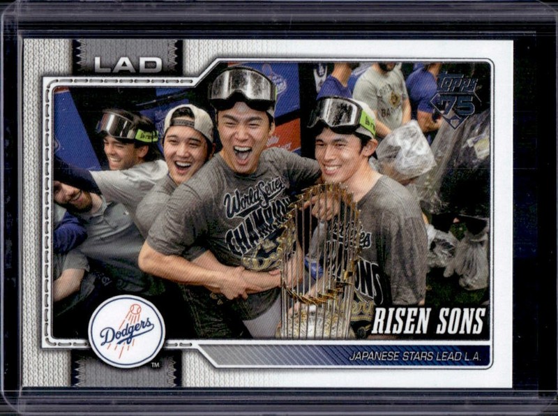 2026 Topps Risen Sons Combo Card #642 Dodgers