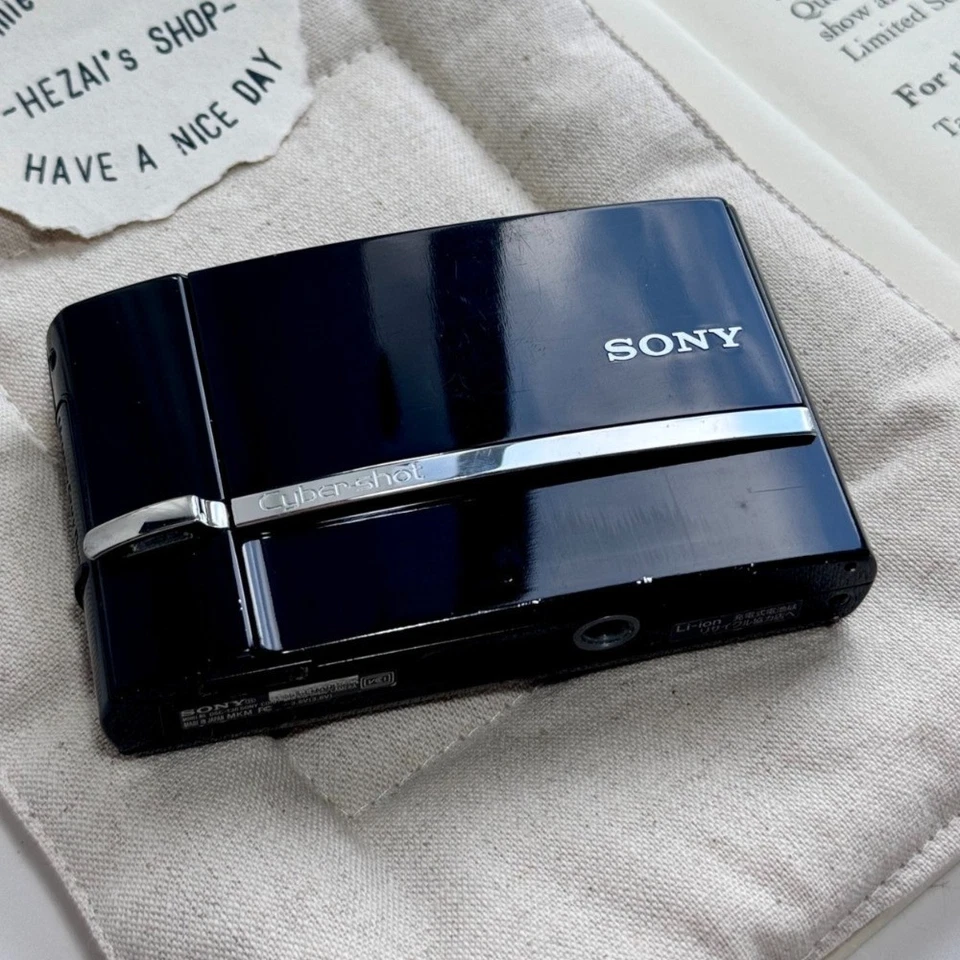 Sony DSC-T30 Digitalkamera Schwarz 7,2MP 3fach optischer Zoom Bildstabilisierung - Bild 3 von 4