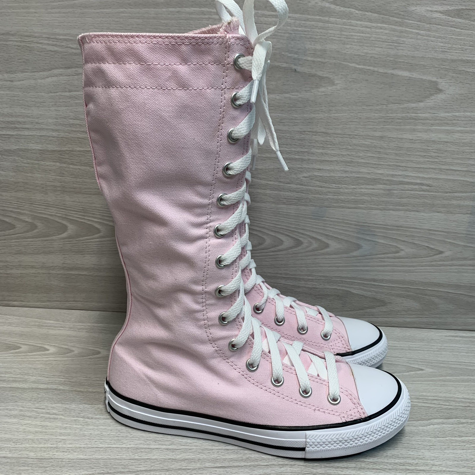 Converse All Star  XX-Hi High Top Pink Sneakers Shoes Youth Size 3 NEW thumbnail 4